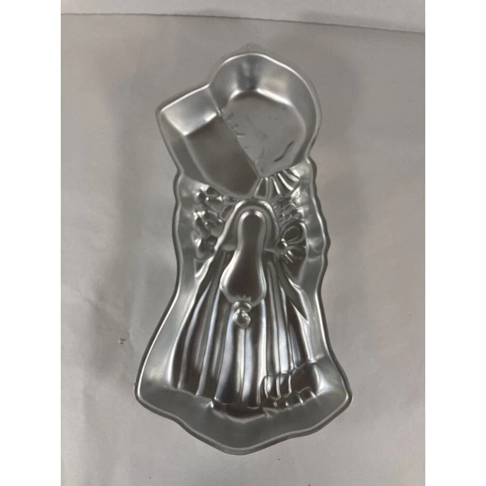 Wilton Holly Hobbie 1975 Aluminum Happy Birthday Cake Pan 17x8 Vintage Baking